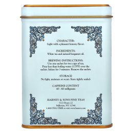 Harney & Sons, HT Tea Blends, смесь чая с белым бергамотом, 20 пакетиков, 40 г (1,4 унции)