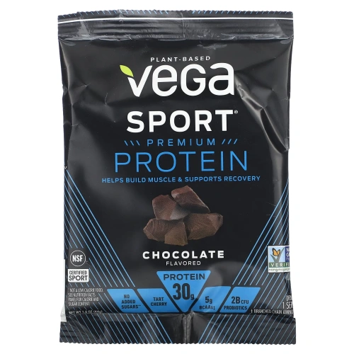 Vega, Sport Premium Protein, Chocolate, 12 Pack, 1.6 oz (44 g) Each