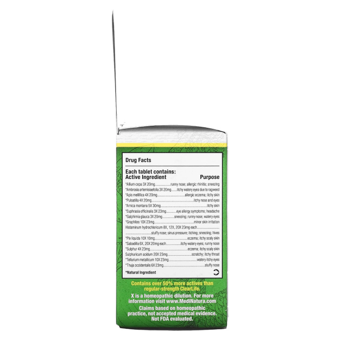 MediNatura, Таблетки от аллергии ClearLife (повышенной дозировки) 60 таблеток