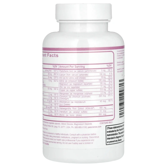 PEScience, TruMulti, формула для женщин, 90 капсул