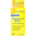 Sunshine, Vitamin D3, 2000 МЕ, 60 Tablets