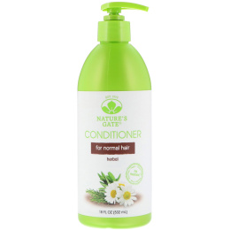Nature's Gate, Травяной кондиционер, для нормальной кожи, 18 ж. унц.(532 мл)
