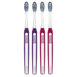 Oral-B, Улучшенная зубная щетка, среднего размера, 4 шт. В упаковке