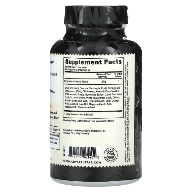 Crystal Star, Thin After 40 (стройность после 40), 60 вегетарианских капсул