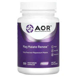 Advanced Orthomolecular Research AOR, Mag Malate Renew, 120 веганских капсул
