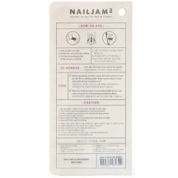 Vika Nailjam, Гелевые полоски для ногтей для ногтей на руках и ногах, Неделя моды, 38 полосок