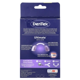 DenTek, Ultimate Dental Guard, ультралегкий / тонкий дизайн, 1 защитный кожух + 1 футляр для хранения + 1 лоток SmartFit