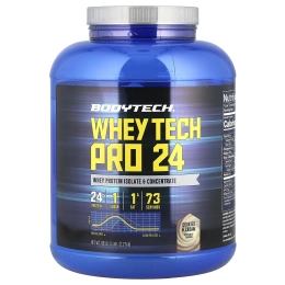 BodyTech, Whey Tech Pro 24, печенье и сливки, 2,27 кг (5 фунтов)