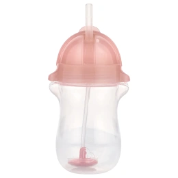 Munchkin, Any Angle ™, утяжеленная соломенная чашка, от 12 месяцев, розовая, 296 мл (10 унций)