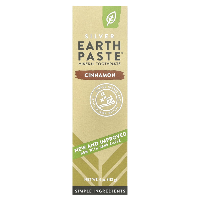 Redmond Trading Company, Паста Earthpaste, Удивительная натуральная зубная паста с корицей, 4 унции (113 г)
