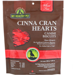 Holistic Blend, My Healthy Pet, Cinna Cran Hearts, Canine Biscuits, 8.29 oz (235 g)