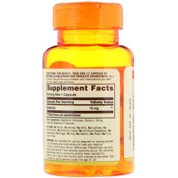 Sundown Naturals, Мелатонин, две упаковки по 10 мг, 90 капсул в каждой