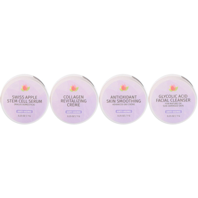 Reviva Labs, 5-Day Trial Kit, Anti-Aging, 4 Piece Kit, 0.25 oz (7 g) Each