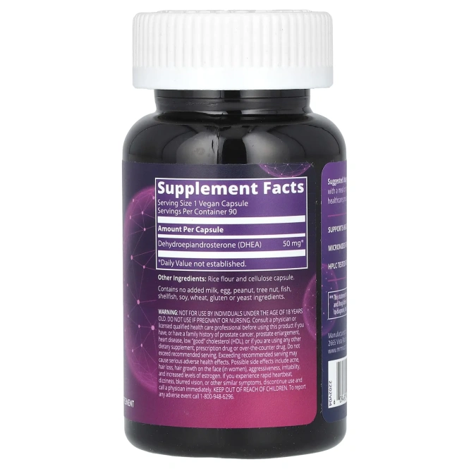 MRM, DHEA (50 мг) 90 вег капсул
