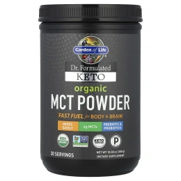 Garden of Life, Кето-органический порошок из среднецепочечных триглицеридов Dr. Formulated, 10,58 унц. (300 г)