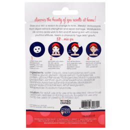 Miss Spa, Вызов Возрасту, 1 Предварительно Обработанная  Листовая Маска для Лица