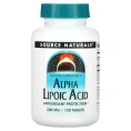 Source Naturals, Альфа-липоевая кислота, 200 мг, 120 таблеток