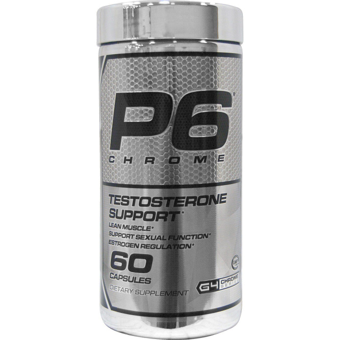 Cellucor, P6 Chrome, Testosterone Support, 60 Capsules
