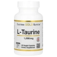 California Gold Nutrition, L-таурин, 1000 мг, 60 растительных капсул