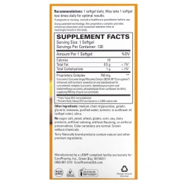 EuroPharma, Terry Naturally, CuraMed, 750 мг, 120 мягких таблеток