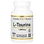 California Gold Nutrition, L-таурин, 1000 мг, 60 растительных капсул