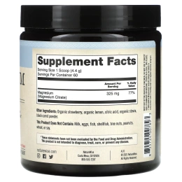 NatureWise, магний, со вкусом клубники, 325 мг, 264 г (9,3 унции)