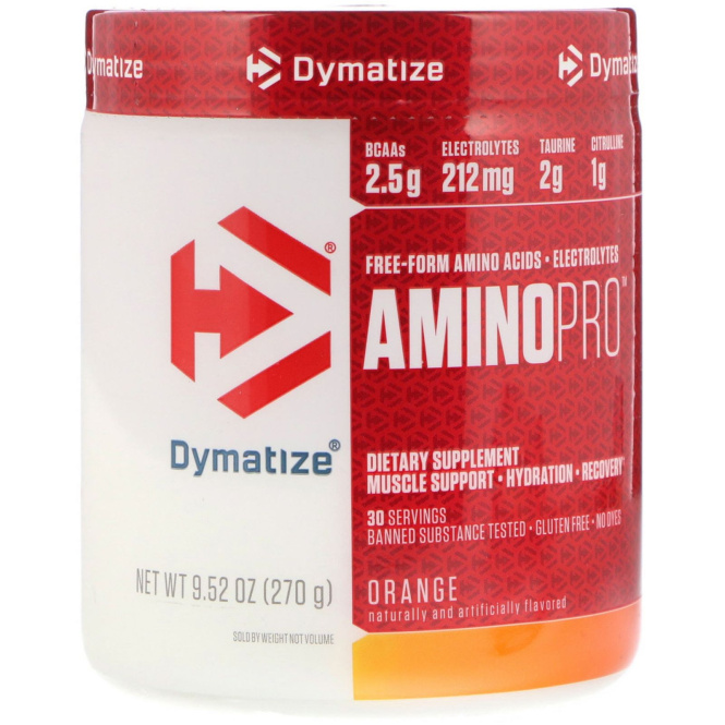 Dymatize Nutrition, AminoPro, апельсин, 9,52 унц. (270 г)