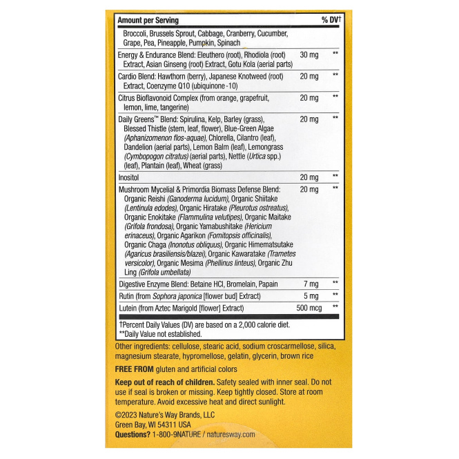 Мультивитамины для мужчин Alive! Nature's Way, 60 таблеток