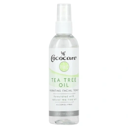 Cococare, Увлажняющий тоник для лица, без спирта, масло чайного дерева, 118 мл (4 жидк. Унции)