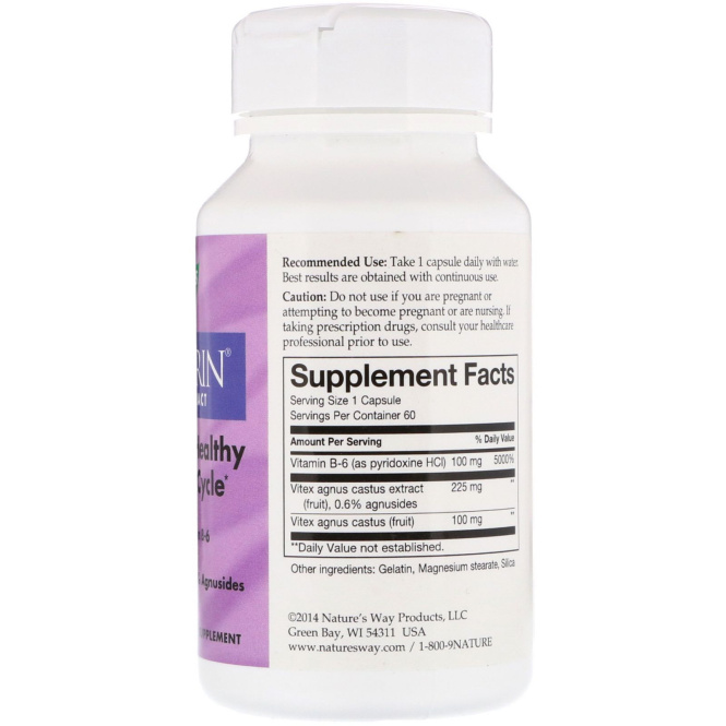 Nature's Way, Фемаприн, экстракт Авраамового дерева, 60 капсул