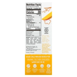 Happy Family Organics, органические крекеры для режущихся зубок, манго и тыква с амарантом, 12 упаковок по 4 г (0,14 унции)