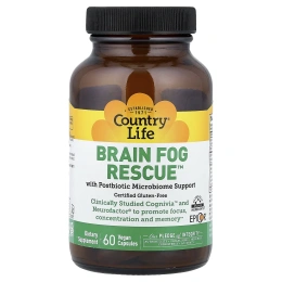 Country Life, Brain Fog Rescue™, 60 веганских капсул