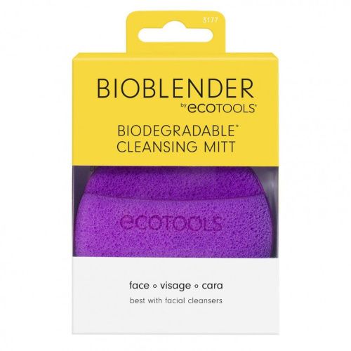 EcoTools, Bioblender, 100% биоразлагаемые очищающие рукавицы, для лица, 1 шт.