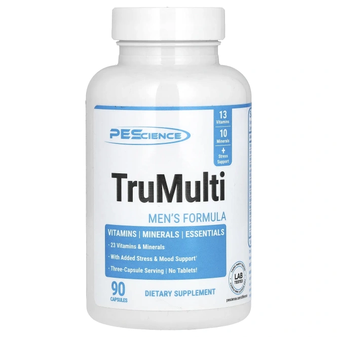 PEScience, TruMulti, формула для мужчин`` 90 капсул