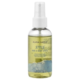 Aura Cacia, спрей для волос и тела, укладка, 118 мл (4 жидк. унции)
