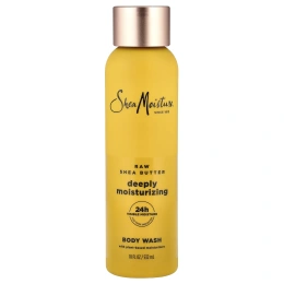 SheaMoisture, глубоко увлажняющий гель для душа, необработанное масло ши, 532 мл (18 жидк. унций)