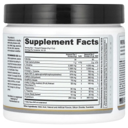 Cutler Nutrition, Prevail, предтренировочный комплекс, со вкусом тропического пунша, 240 г (8,46 унции)