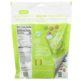 YumEarth, Organic Giggles, кислый вкус, 10 упаковок с закусками, 14 г (0,5 унции)