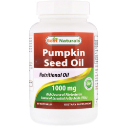 Best Naturals, Pumpkin Seed Oil, 1000 mg,  90 Softgels