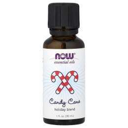 NOW Foods, Essential Oils, Праздничная смесь Candy Cane, 1 жидкая унция (30 мл)