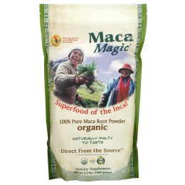Maca Magic, Органический продукт, 100% чистый порошок из корня маки, 2,2 фунта (1000 г)