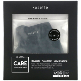 Kosette, Care Protection Nano Filter Mask, Large, 1 Mask