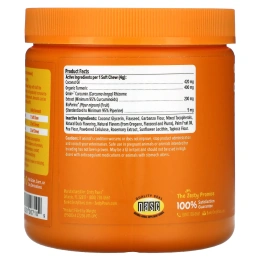 Zesty Paws, Куркума, ломтики с куркумином для собак, поддержка суставов и иммунитета, со вкусом утки, 90 мягких жевательных конфет