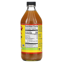 Bragg, органический яблочный уксус с маткой, цитрус и имбирь, 473 мл (16 жидк. унций)