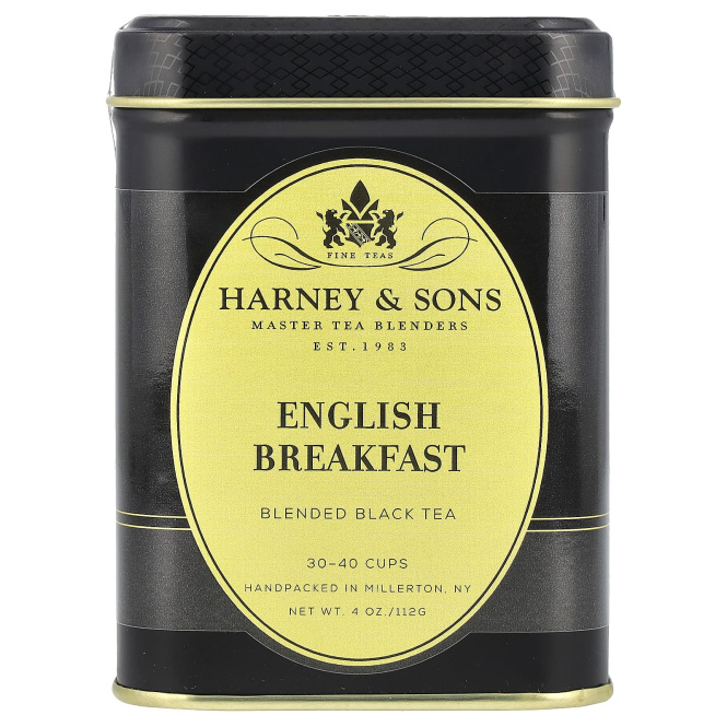 Harney & Sons, Смешанный черный чай, английский завтрак, 112 г (4 унции)