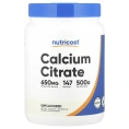 Nutricost, Цитрат кальция, без добавок, 500 г (17,9 унции)