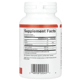 Natural Factors, КЛК, 1000 мг, 60 мягких таблеток