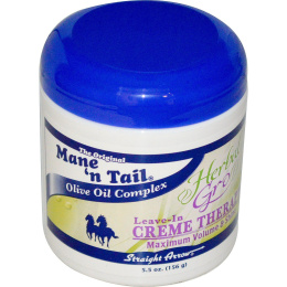 Mane 'n Tail, Herbal Gro, Несмываемый крем для волос, 5,5 унций (156 г)
