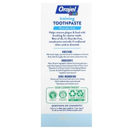 Orajel, тренировочная зубная паста «Щенячий патруль», для детей от 0 до 3 лет, без фторида, натуральный фруктовый вкус, 42,5 г (1,5 унции)