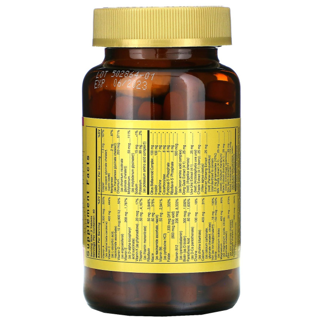 Solgar, мультивитамины для женщин, 120 таблеток